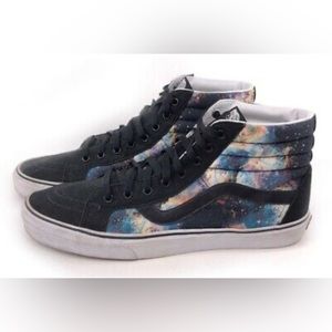 Vans Sk8-Hi Bolt Space Skateboard Shoes Mens Size 9 Black Multi Sneakers